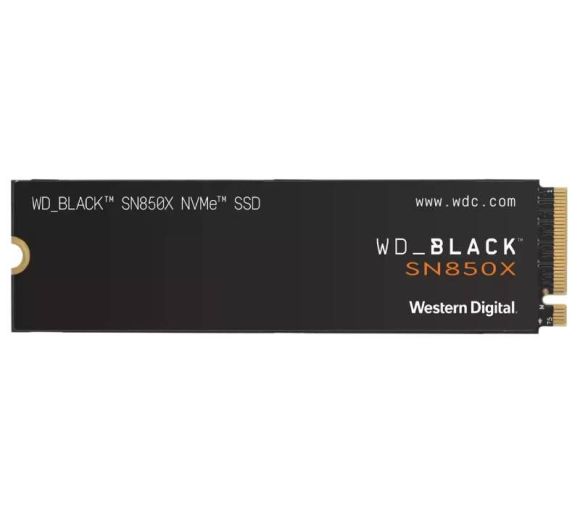 Western Digital - 1TB M.2 NVMe SSD Gen4 WDS100T2X0E SN850X Black _0