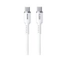 WDC-11 Kabl 3.1 USB tip C M/M 1.2m, za Super brzo punjenje 100W/480Mbps, Silicon Soft, beli _small_0