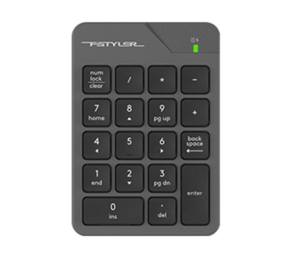 A4 TECH - FGK21C FSTYLER 2.4G Wireless Numeric Keypad USB Type-C siva tastatura _2