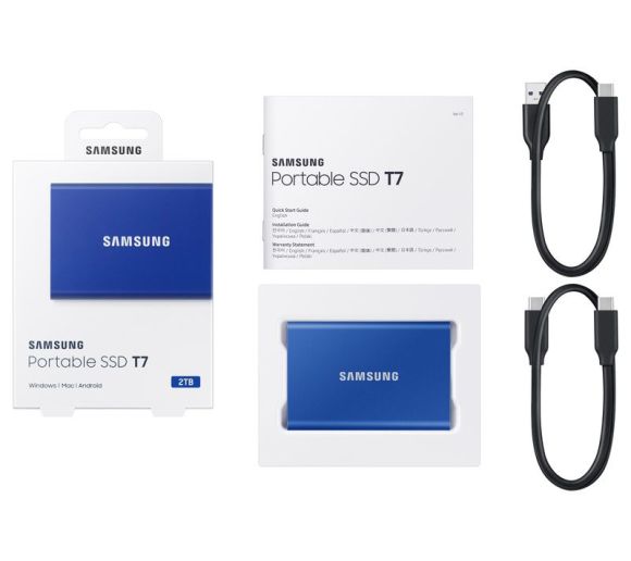 Samsung - Portable T7 2TB plavi eksterni SSD MU-PC2T0H _8