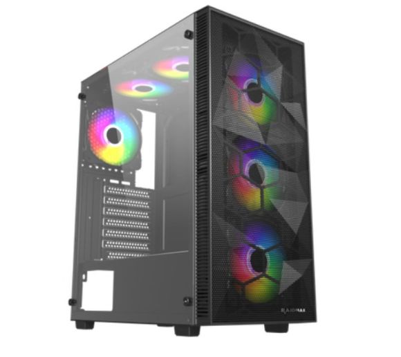 Raidmax - Kuciste Raidmax Talos RGB window/4x 120mm/Crni/650W RX-650XT(B)/RT650RGB_0