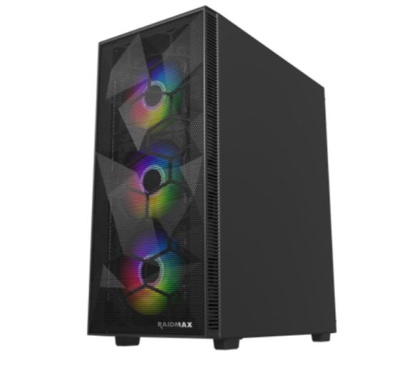 Raidmax - Kuciste Raidmax Talos RGB window/4x 120mm/Crni/650W RX-650XT(B)/RT650RGB_4