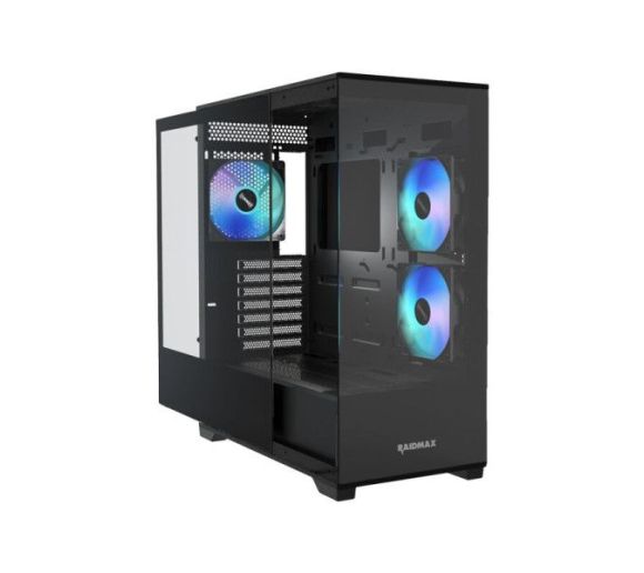 Raidmax - Kuciste Raidmax Infinita i801 Glass/3 x ARGB/Crni/I801TBF_3