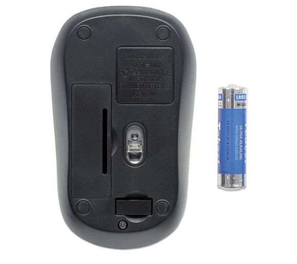 Manhattan - Miš Wireless Manhattan Success 179393, Black/Green_2