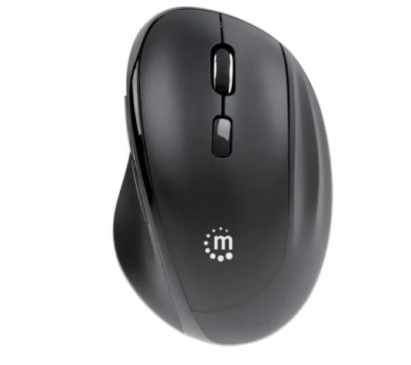 Manhattan - Miš Wireless Manhattan Ergonomic 190237, black_0