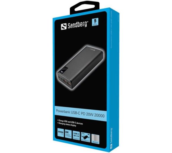 Powerbank Sandberg USB-C 420-59 20000mAh 20W_1