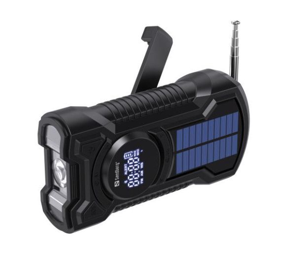 Powerbank Sandberg AIO 421-03 radio/zvučnik/solarni punjač/5000mAh_0