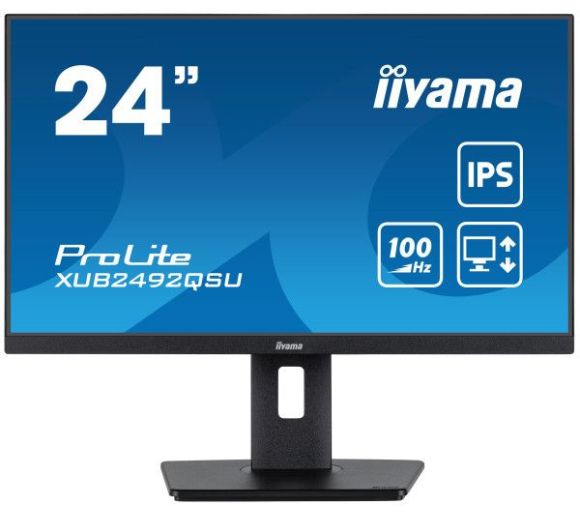 Monitor 23.8" Iiyama XUB2492QSU-B1 IPS 2560x1440/100Hz/0.5ms/HDMI/DP/USB/zvučni_0