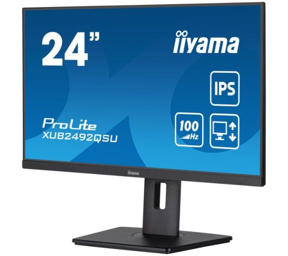 Monitor 23.8" Iiyama XUB2492QSU-B1 IPS 2560x1440/100Hz/0.5ms/HDMI/DP/USB/zvučni_3
