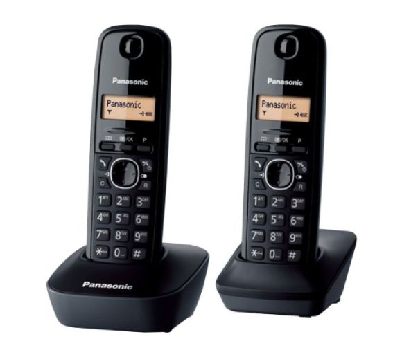 Panasonic - Telefoni Fiksni bezicni PANASONIC KX-TG1612FXH - 2 Slusalice_0