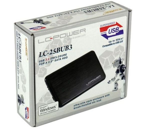 LC-POWER - HDD Rack LC Power 2.5" LC-25BUB3 SATA Black USB3_0