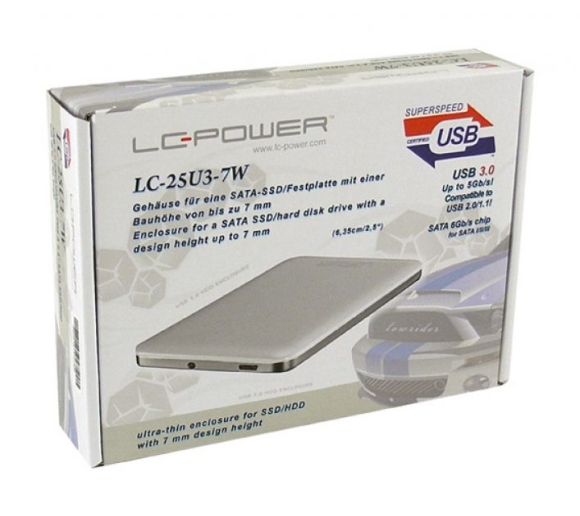 LC-POWER - HDD Rack LC Power 2.5" LC-25U3-7W SATA White USB3_1