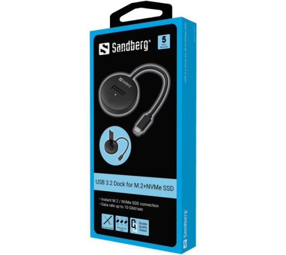 USB 3.2 Dock Sandberg za M.2+NVMe SSD 136-47_4