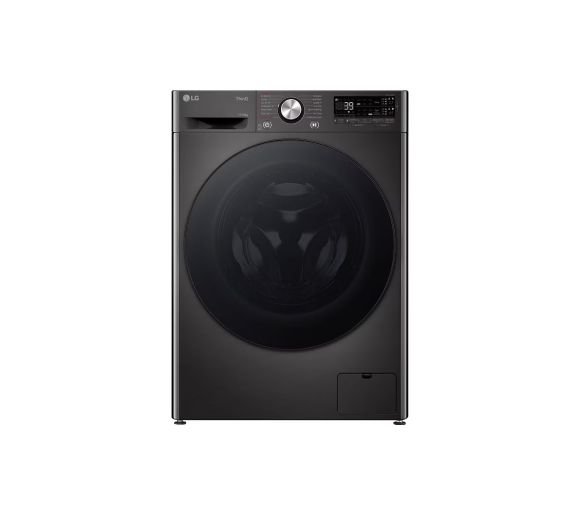 LG - Mašina za pranje i sušenje veša, A-10% / D, AI DD™, 11/6kg, 1400rpm, Auto-Dose, ThinQ™, TurboWash™360˚, Steam™, ThinQ™, 55cm, Stain Black_0