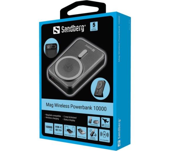 Powerbank Sandberg Mag 420-94 10000mAh Wireless 15W_5