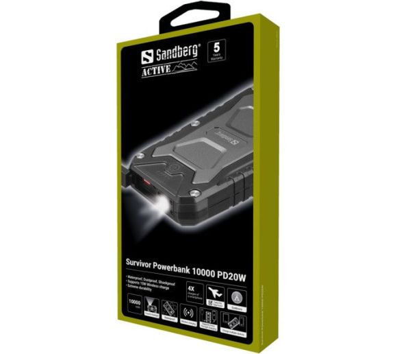 Powerbank Sandberg Survivor 420-91 10000mAh 20W PD_6