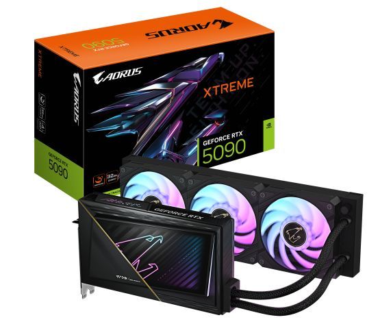 Gigabyte - AORUS GeForce RTX 5090 XTREME WATERFORCE 32GB_0
