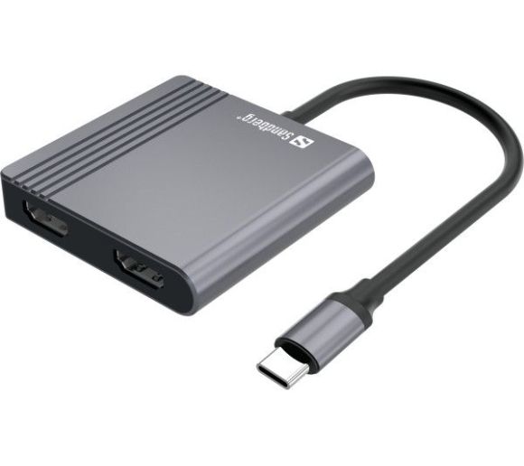 Docking station Sandberg USB-C Dock 2xHDMI+USB+PD 136-44_0