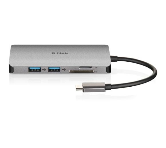 D-Link - Docking D-Link DUB-M810 8in1 USB-C - HDMI/USB3.0x2/CR/PD/GLAN_1
