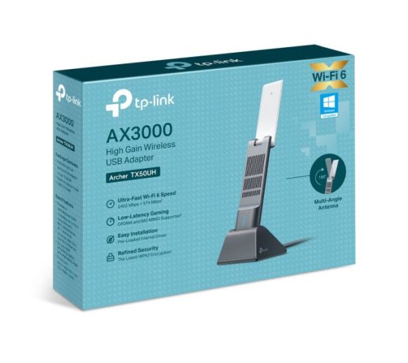 TP-Link - LAN MK TP-Link Archer TX50UH AX3000 WiFi/dual band/High Gain/USB_4
