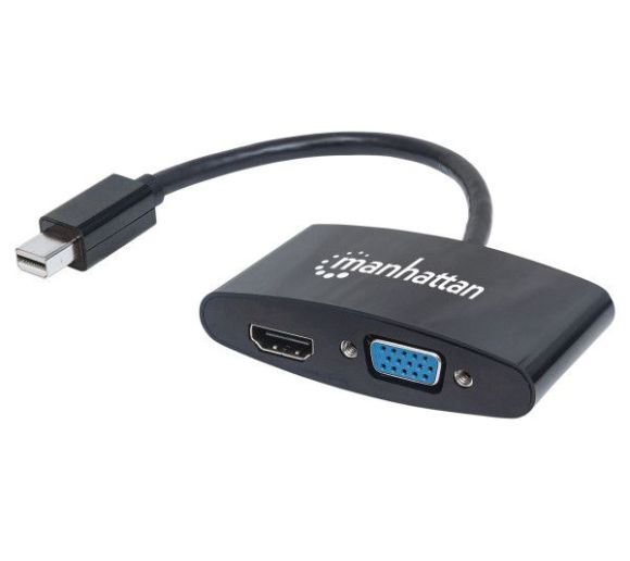 Manhattan - Adapter Manhattan 152709 Mini DisplayPort/M - HDMI/VGA F Crni_0