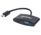 Manhattan - Adapter Manhattan 152709 Mini DisplayPort/M - HDMI/VGA F Crni_small_0