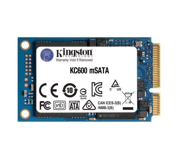 Kingston - mSATA 512GB, SATA III, KC600, 3D TLC NAND, Read up to 550MB/s, Write up to 520MB/s, XTS-AES 256-bit encryption, TCG Opal 2.0, eDrive_0