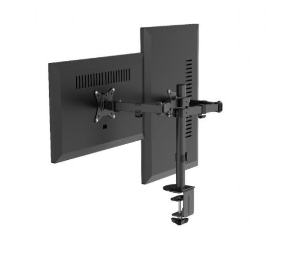 GEMBIRD - MA-D2-03 Gembird Podesivi dupli stoni drzac za monitor, tilt, 17-32 max.2x9kg_1