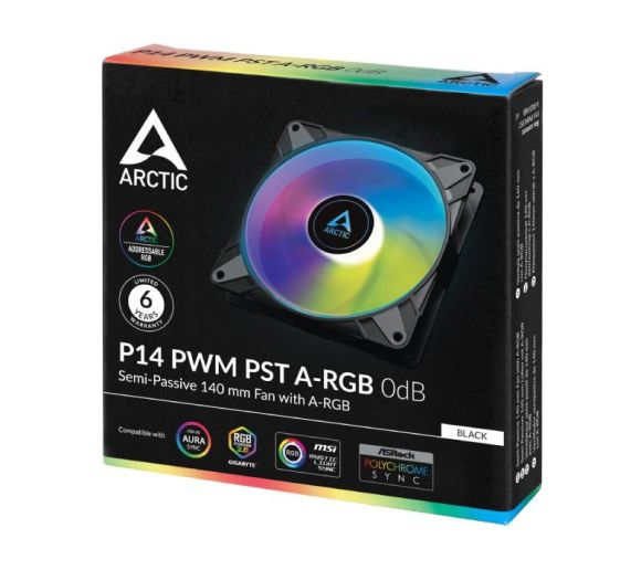 Arctic - P14 PWM PST A-RGB 140mm ventilator crni (ACFAN00239A) _4