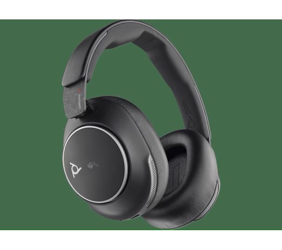 HP Poly Voyager Surround 80 UC Microsoft Teams Certified USB-C Headset +USB-C/A Adapter, Black, 2yw_0