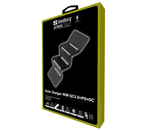 Powerbank Sandberg 420-67 Solar Charger 40W QC3.0+PD+DC_1