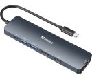 Docking station Sandberg USB-C - HDMI/DP/LAN/2xUSB 3.0/USB C PD 100W 136-43_small_1