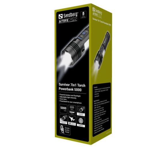 Baterijska lampa i powebank Sandberg Survivor 7u1 5000 421-08_4