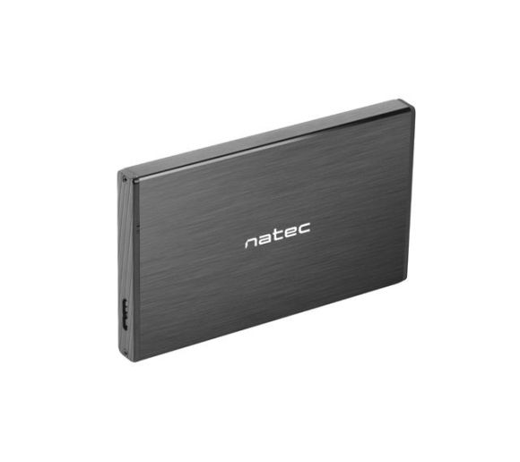 RHINO GO, HDD/SSD External Enclosure 2.5``,  SATA III, USB3.0, Aluminium, Black_0