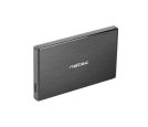 RHINO GO, HDD/SSD External Enclosure 2.5``,  SATA III, USB3.0, Aluminium, Black_small_0
