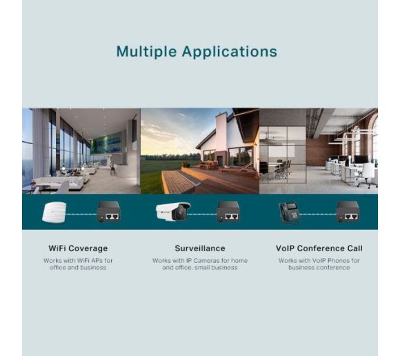 TP-Link - TP-Link TL-PoE160S PoE+ Injector sa AC/DC adapterom_3