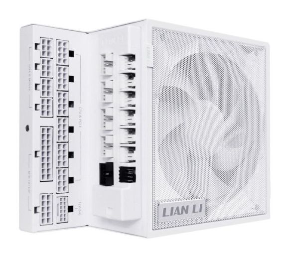 Napajanje 1200W Lian Li EDGE 80PLUS Gold PCIe 5.1, ATX 3,1 USB HUB, Belo_0