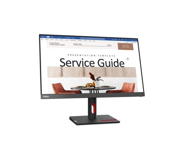 Lenovo - 23.8`` ThinkVision S24i-30 (F23238FS0) 1920x1080 Wide 16:9 LED IPS AG, 1300:1 (Dynamic 3M:1), 6ms (4ms extreme mode), 250cd/m², 178/178, 1xVGA, 1xHDMI 1.4, Black, Tilt, VESA 100x100, 3YW_0