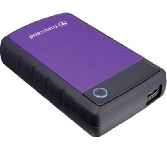 Transcend - HDD E2.5" Transcend 4TB USB 3.0 TS4TSJ25H3P Anti-shock Black/Purple_0