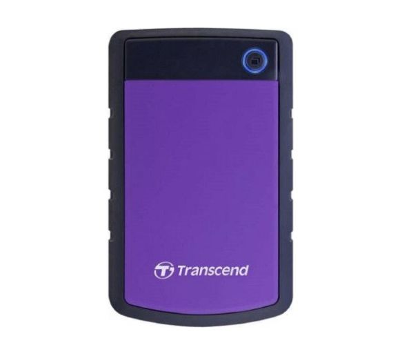 Transcend - HDD E2.5" Transcend 4TB USB 3.0 TS4TSJ25H3P Anti-shock Black/Purple_1