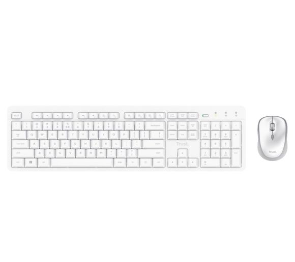 Trust - Tastatura+miš TRUST ODY II bežicna /US/bela_0