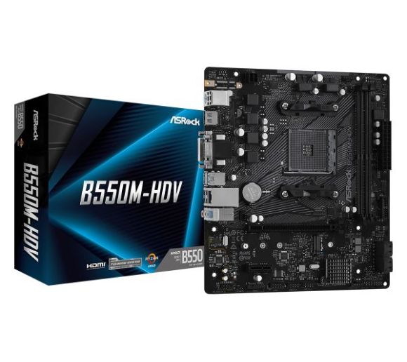 ASRock - MB AM4 ASRock B550M-HDV 90-MXBDJ0-A0UAYZ_0