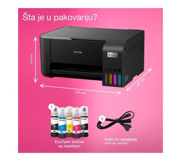 EPSON - L3230 EcoTank ITS multifunkcijski inkjet štampač _4