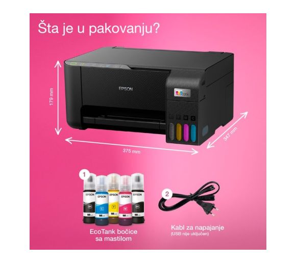 EPSON - L3270 EcoTank ITS wireless multifunkcijski inkjet štampač _7