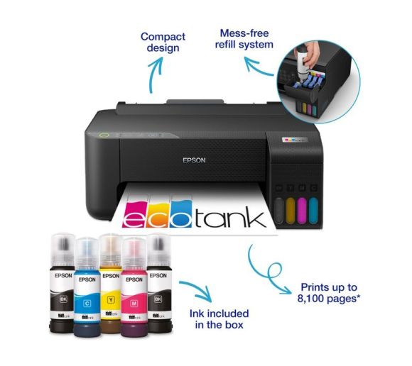 EPSON - L1270 EcoTank ITS wireless (4 boje) inkjet štampač _4