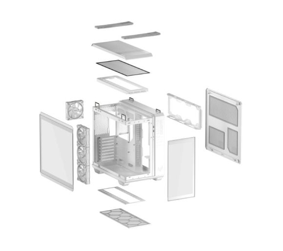 Asus - GT502 HORIZON TG ARGB WHITE TUF Gaming kućište belo _4