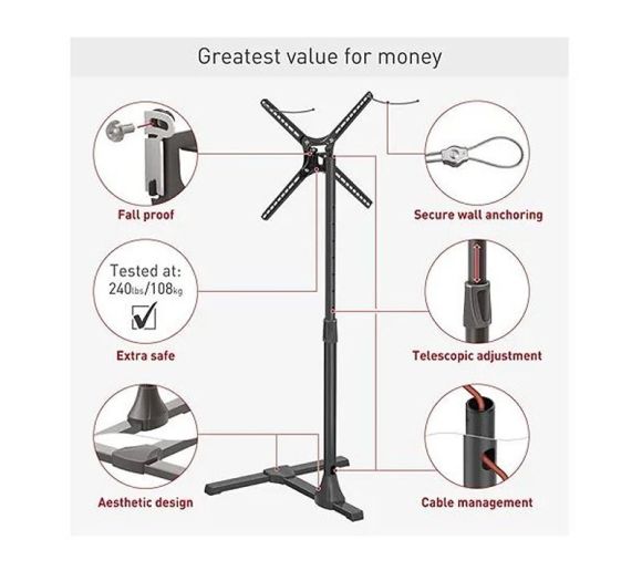 BARKAN - FS310T LCD TV podni nosač od 13 do 65 inča _1