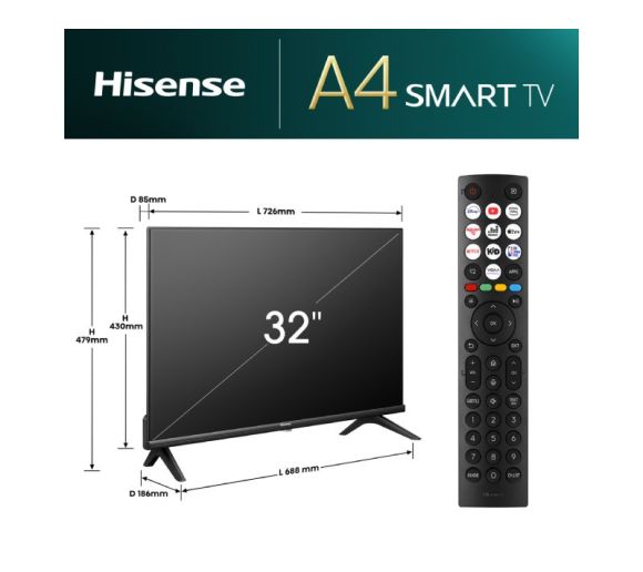 HISENSE - 32 inča 32A4N LED HD Smart TV _2