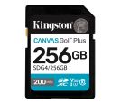 Kingston - SD Card 256GB, Canvas Go! Plus, SDXC Class10 UHS-1 U3 V30, Read up to 200MB/s, Write up to 160MB/s, for 4K and FullHD video recording_small_0