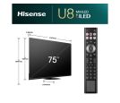 HISENSE - 75 inča 75U8NQ ULED Mini-LED 4K UHD Smart TV _small_2